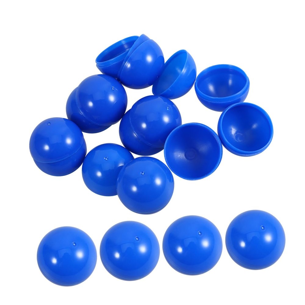 FELTECHELECTR 25pcs Openable Lottery Balls Plastic Sphere Balls for Party Games Draws and Table Tennis Activities Reusable for Fun and Engagement