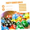 LABRIMP 30pcs Raffle Game Balls Balls for Lottery Party Games and Group Activities Lightweight Easy to Store No Fading view 2