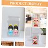 HONMEET 5pcs Display Case for Mini Action Figures Showcase Storage Box for Collectibles High Transparency Display Cabinet for Dolls and Toys view 2