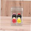 HONMEET 5pcs Display Case for Mini Action Figures Showcase Storage Box for Collectibles High Transparency Display Cabinet for Dolls and Toys view 3