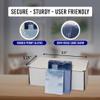 25 Card Grading Submission Kit, Card Grading Mailing Kit Box for PSA, CGC, SGC Trading Card- 25 Semi Rigid Card Holders, 25 Tabbed Card Sleeves, Foam Shipping Box, Card Box & Shipping Label view 2