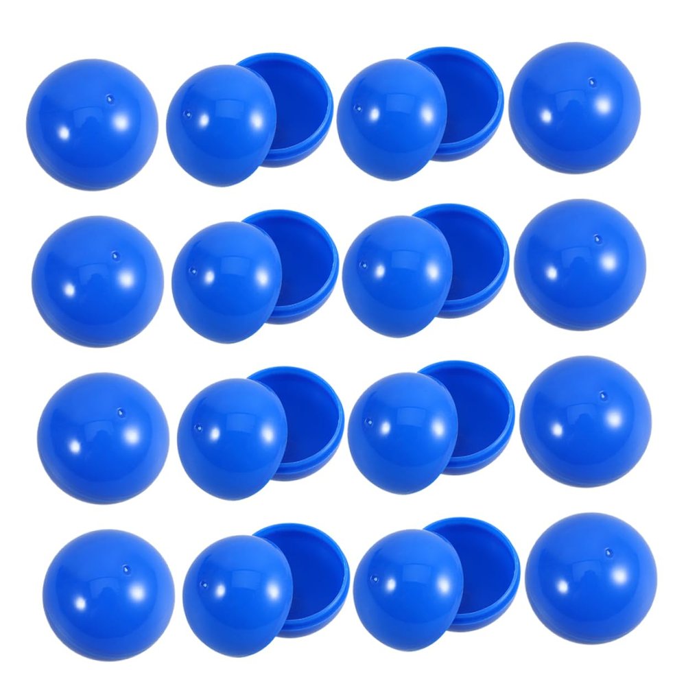 MERRYHAPY 25pcs Openable Raffle Balls Reusable Plastic Lottery Balls for Party Games Interactive Drawing Props Fun for Events Easy to Use and Watch The Draw Process
