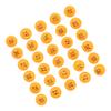 KOMBIUDA 30pcs Raffle Game Balls Numbered Party Props for Drawings Celebrations and Events Balls Bright Colors for Activities view 1