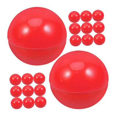 COOLHIYA 25pcs Raffle Drawing Balls Lottery Game Balls Openable Design for Carnival Party Games