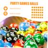 PRETYZOOM 3sets Balls 1-30 Numbers Raffle Balls for Parties Bar Games and Events 30pcs*3 view 3