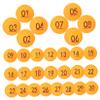 PRETYZOOM 3sets Balls 1-30 Numbers Raffle Balls for Parties Bar Games and Events 30pcs*3 view 4