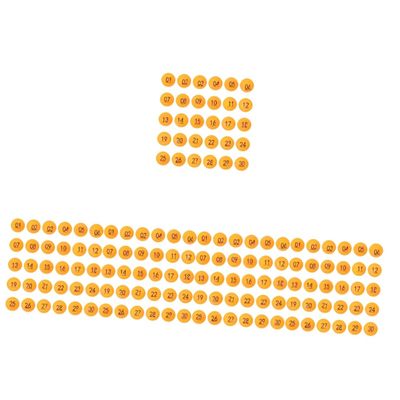PRETYZOOM 150pcs Lottery for Party Games Raffle for Home Party Fun Brightly Colored Easy to Find