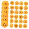 ULDIGI 30pcs Lottery Balls for Raffle Games Bright Numbered Balls for Parties Events Family Activities Easy to Read Lightweight view 1