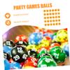 ULDIGI 30pcs Lottery Balls for Raffle Games Bright Numbered Balls for Parties Events Family Activities Easy to Read Lightweight view 3