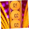 ULDIGI 30pcs Lottery Balls for Raffle Games Bright Numbered Balls for Parties Events Family Activities Easy to Read Lightweight view 4