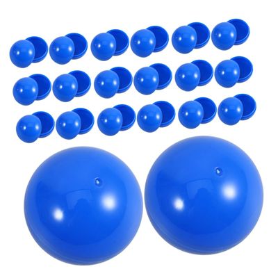 COOLHIYA 25pcs Plastic Lottery Balls Openable Design Raffle Drawing Balls for Parties and Events