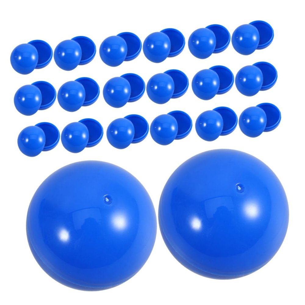 COOLHIYA 25pcs Plastic Lottery Balls Openable Design Raffle Drawing Balls for Parties and Events
