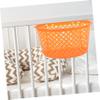 OKUMEYR Stroller Accessory Storage Wicker Stroller Basket for Organizing Snacks Diapers and Decorations view 4
