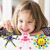 5 Pcs Transformable Fidget Spinner Toys for Kids, Stress Relief Sensory Toys for Autism ADHD, Birthday Party Favors, Easter Basket Essentials, Classroom Prizes, Stocking Stuffers for Boys Girls view 3