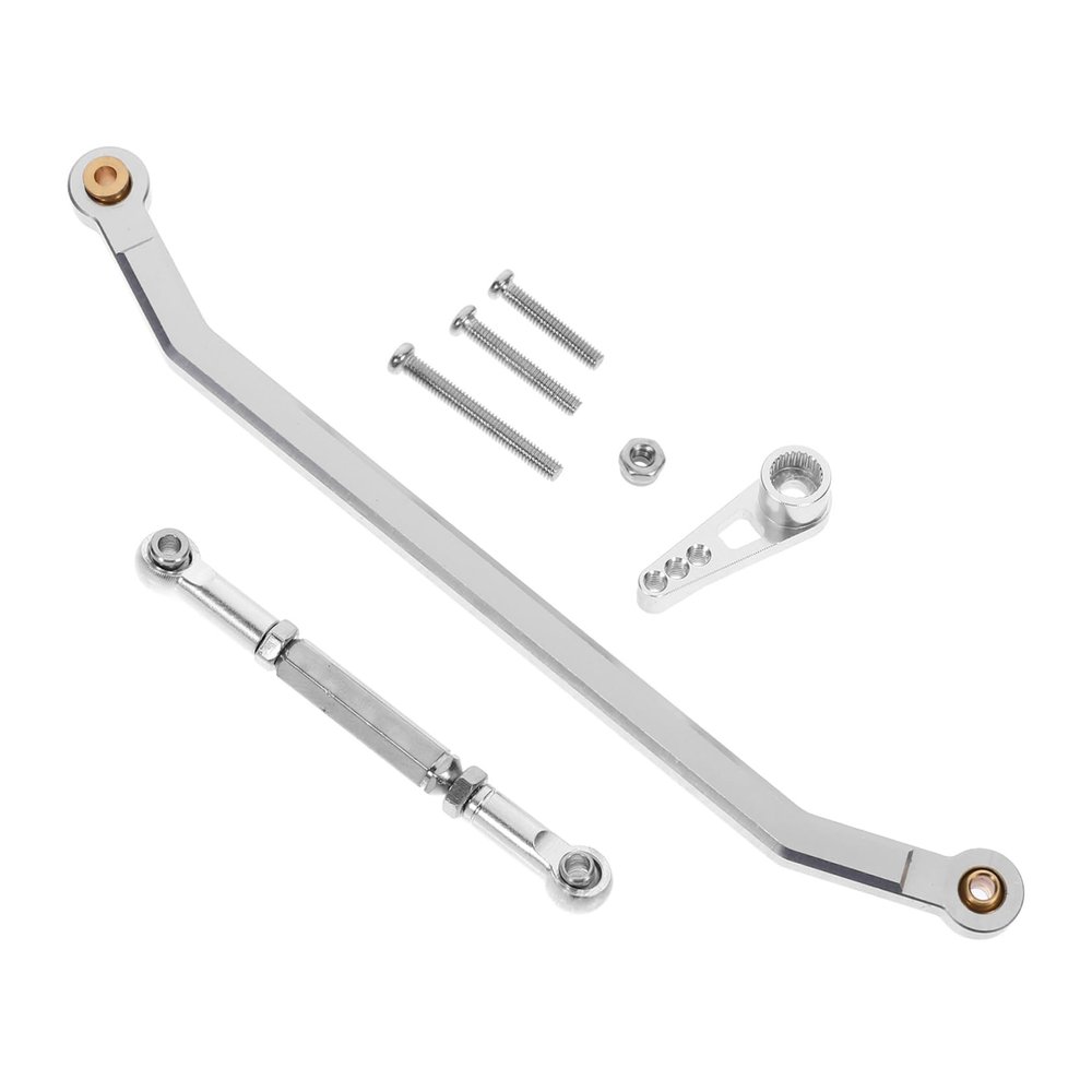 Alasum 1set Metal Steering Rod Kit for Remote Control Car Tie Rods for Enhanced Steering Performance and Precision Control