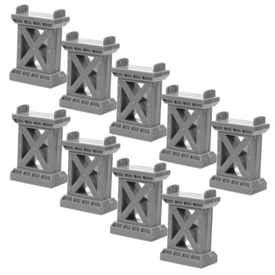 Hohopeti 9pcs Train Track Accessories Bridge Support for Compatible with Major Toy Train Enhances Stability and Elevation for Fun Play