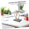 Abaodam Adjustable Action Figure Display Stand for Models Figure Rack for Home Store and Craft Show Use for Organizing Dolls and Toy Models view 3