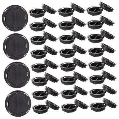 BRIGHTFUFU 50pcs Money Storage Piggy Bank Bottom Covers Replacement Plugs for Savings Jar Box