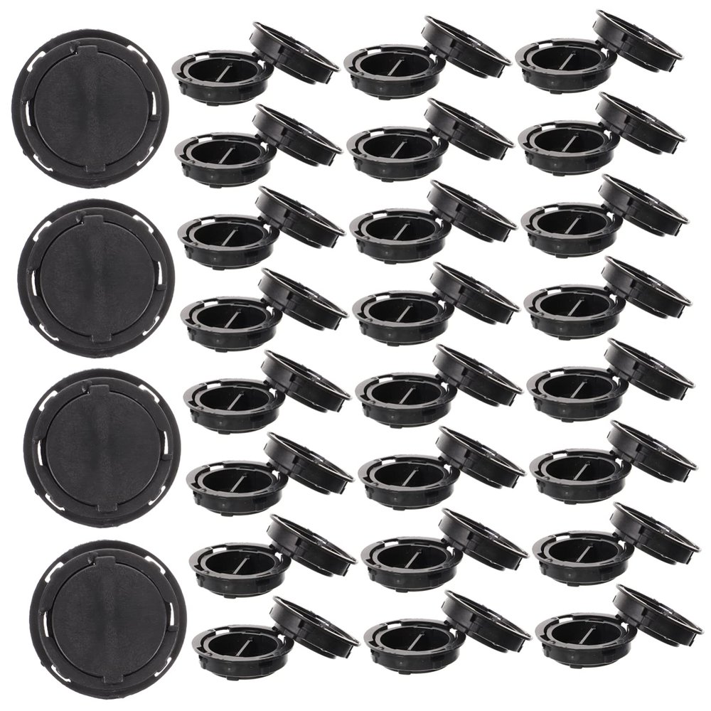 BRIGHTFUFU 50pcs Money Storage Piggy Bank Bottom Covers Replacement Plugs for Savings Jar Box