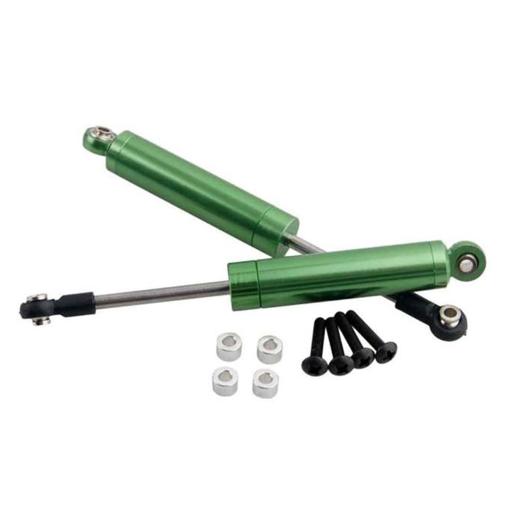5 Color Alum Internal Coil Spring Shocks 102mm & Screws for RC4WD Axial Jeep(Green)