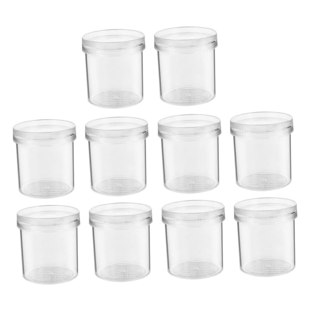 CIYODO 15pcs Critter Observation Boxes Lid Multi-Function Breeding Containers for Boys and Girls for Nature Exploration and Learning for Tiny and