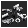 1/10 Alloy Aluminum Steering Servo Saver Complete Bell Crank Set 6845 for Rc 1/10 s Slash 5803 Upgraded Hop-Up Parts(Purple) view 4