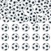 Ephlyn 50Pcs Soccer Cupcake Toppers Sports Theme Football Food Toothpicks Baby Shower Cake Decorations for Sport Balls Theme Kids Birthday Party view 3