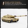 FunXylophy RC Tank for Adults, 1/16 2.4G German Leopard 2A7 Main Battle Tank with Sound and Light, Military Armored Fighting Vehicle view 3