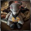 Baphomet Plush and Rubber - Satan - W.W.S.D Bracelet view 2