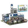 AFUNX Magnetic Tiles, 50PCS Police Station Theme Building Blocks Set, Magnet Building Blocks and STEM Preschool Toys for Toddlers Kids Ages 3-5 5-7 8-10 view 1