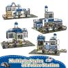 AFUNX Magnetic Tiles, 50PCS Police Station Theme Building Blocks Set, Magnet Building Blocks and STEM Preschool Toys for Toddlers Kids Ages 3-5 5-7 8-10 view 3