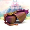 13" 3D Printed Dragon with Dragon Egg, Articulated Dragon, Red Purple Gold Imperial Dragon, Dragon Fidget Toy, Home Office Decor Executive Desk Toy ID001-RPG-CLS view 3