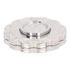 ANGGREK Gear Pusher Toy Reduce Stress Handmade Craftsmanship Stainless Steel 2 Way Play Gear Pusher for Kids Home (Polished Silver) view 1