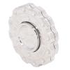 ANGGREK Gear Pusher Toy Reduce Stress Handmade Craftsmanship Stainless Steel 2 Way Play Gear Pusher for Kids Home (Polished Silver) view 3