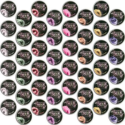 Dazzle Putty Toy Goody Putty Mini Tins 8 Pack (6 Sets (48 Tins))