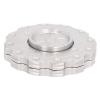 ANGGREK Gear Pusher Toy Reduce Stress Handmade Craftsmanship Stainless Steel 2 Way Play Gear Pusher for Kids Home (Silver) view 1