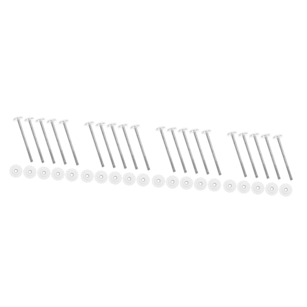 FAVOMOTO 25pcs Gate Replacement Parts Gate Extender Hardware Mounting Screws for Wide