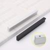 Cupboard Handles,Aluminum Alloy Kitchen Cabinet Door Handle,Cupboard Handles Pull Handles for Drawers Kitchen Cabinet Door Handles Streamlined Straight Bar Handle Modern Minimalist Lengthened Aluminum view 4