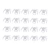 TOYANDONA 20pcs Dark Halloween Spider Plastic Party Supplies for Decorations Creative Plaything for Spooky Celebrations and Festive Gatherings view 1