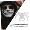 TOYANDONA 20pcs Dark Halloween Spider Plastic Party Supplies for Decorations Creative Plaything for Spooky Celebrations and Festive Gatherings view 3