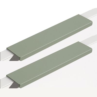 Cupboard Handles,Aluminum Alloy Kitchen Cabinet Door Handle,2 Packs Concealed Handle Cupboard Handles Right Angle,Drawer Knobs Hidden Kitchen Door Levers for Bathroom,Closet,Wardrobe,Children's Room P