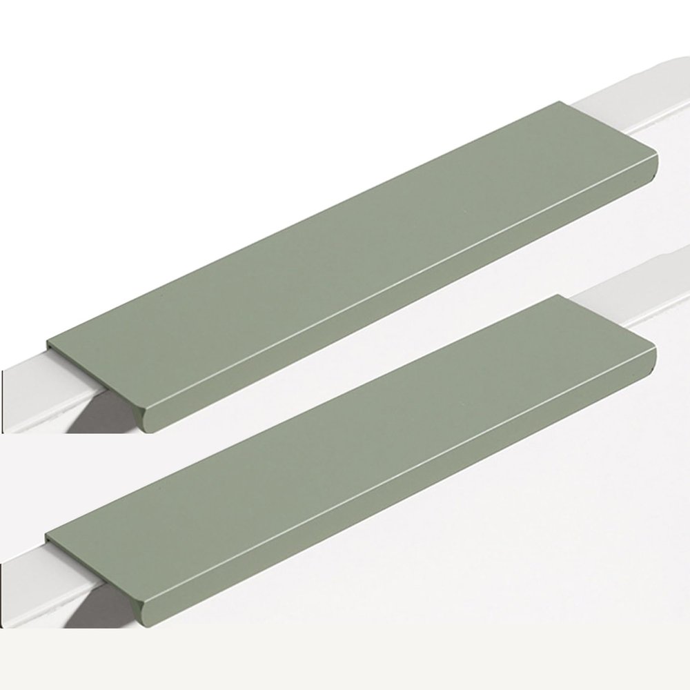 Cupboard Handles,Aluminum Alloy Kitchen Cabinet Door Handle,2 Packs Concealed Handle Cupboard Handles Right Angle,Drawer Knobs Hidden Kitchen Door Levers for Bathroom,Closet,Wardrobe,Children's Room P