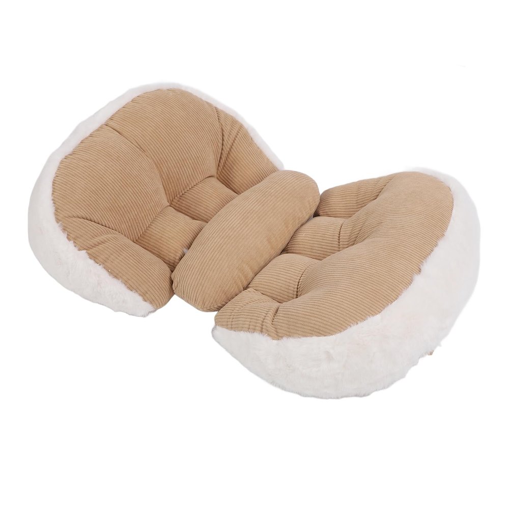 ANGGREK Pregnancy Waist Support Pillow, U Shaped Maternity Pillow Soft for Legs HIPS (Deep Khaki)