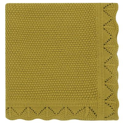 100% Cotton Knitted Baby Blankets for Boys & Girls | Cotton Warm Cuddle Stroller Swaddling Crib Blanket for 0-2 Years | 40" x 31" Inches