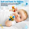 Baby Rattles Toys for 0-6 Months - Infant Toys 0-3 Month Old Baby Boy Girl Gifts Set with Teething and Wrist Socks Rattle Infant Newborn Sensory Toy Easter Basket Stuffers view 2