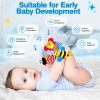 Baby Rattles Toys for 0-6 Months - Infant Toys 0-3 Month Old Baby Boy Girl Gifts Set with Teething and Wrist Socks Rattle Infant Newborn Sensory Toy Easter Basket Stuffers view 4
