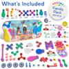 Clixo Mega Pack  150-Piece Flexible Magnetic Building Toy for Creative Family Play | STEAM Learning, Open-Ended Play. Perfect for Collaborative Fun, Travel, and Educational Bonding. Ages 4+ view 2