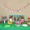 1st Birthday Football Banner - 12 Months Photo Decoration, Flag Banner, Milestone Wreath view 4