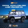 BEEZRC FMS 1/10 RC Crawler FCX10 Land Cruiser LC80 PRO RS Toyota Licensed,Upgraded Motor 3541-KV2100, New Gearbox, 4WD Off-Road RC Rock Truck, 2.4GHz Hobby Grade Remote Control Car for Adults RS view 2
