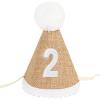 AEDOVE Baby Girl Birthday Party Decorations Birthday Decor First Birthdays Hat Boho Photo Prop Decoration Supplies Christmas (2) view 1